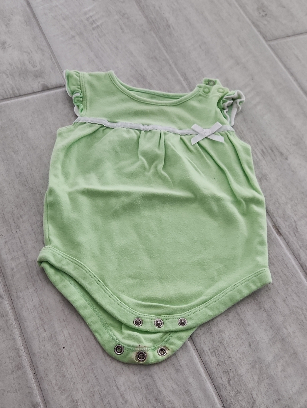 Garanimals Light Green Baby One-Piece Bodysuit